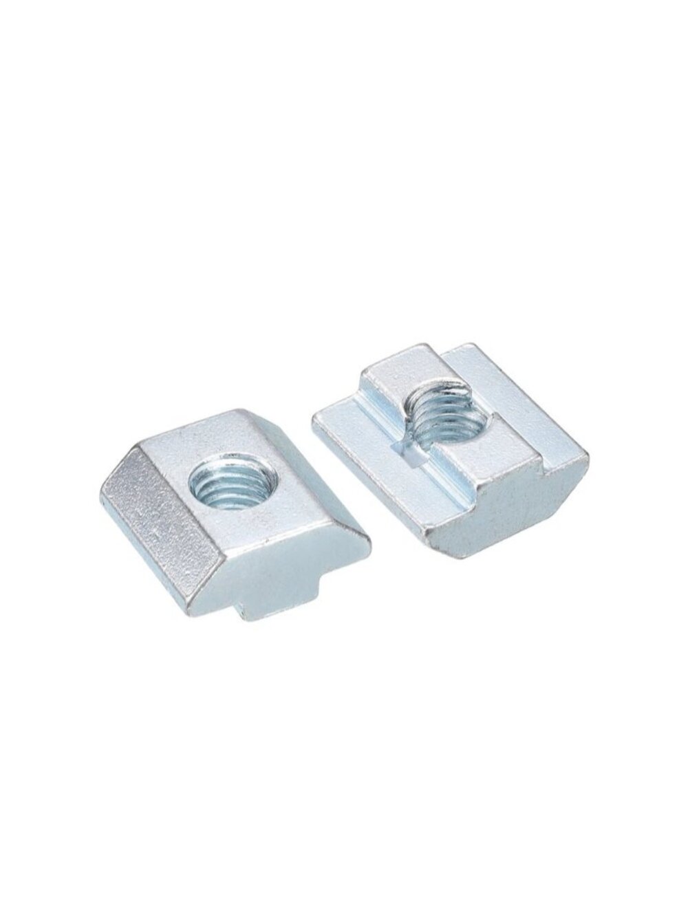 30pcs T Nuts Nickel Plated Carbon Steel T Slot Bolts 4040 Series M8 Silver NEW